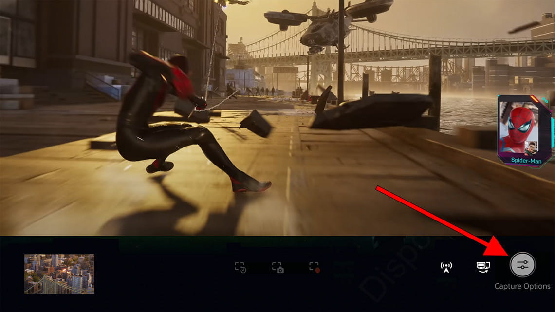 Configurações de gravação de tela no PlayStation 5