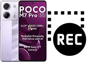 Gravar ecrã Xiaomi Poco M7 pro 5G