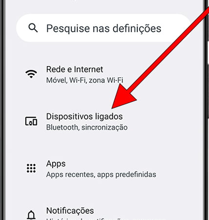 Dispositivos conectados no Android