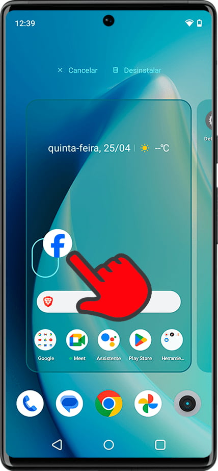 Mover aplicativo no Android