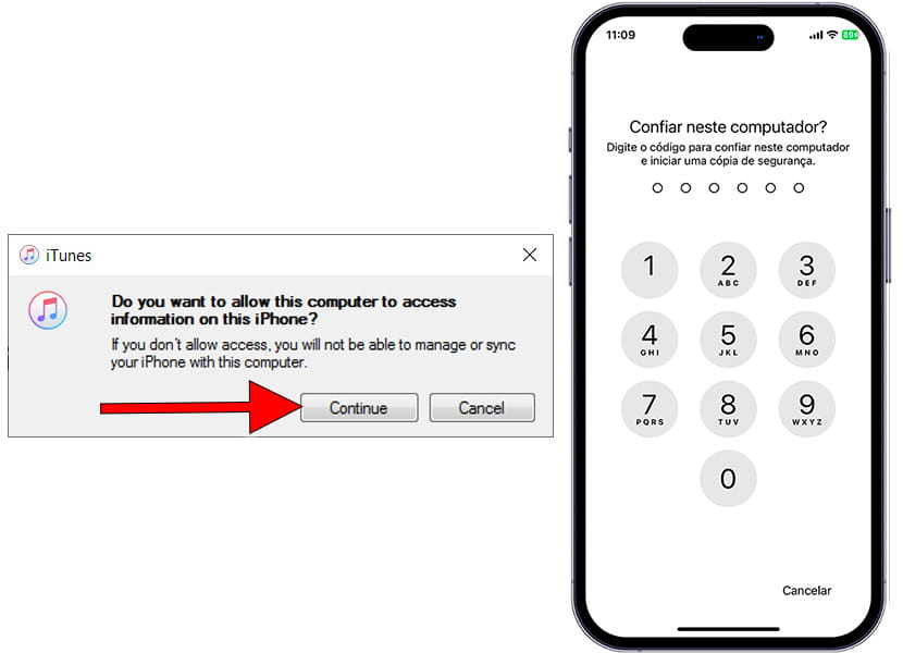 Terceiro passo hard reset iPhone 13 Pro