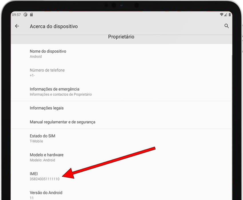Conheça o código IMEI