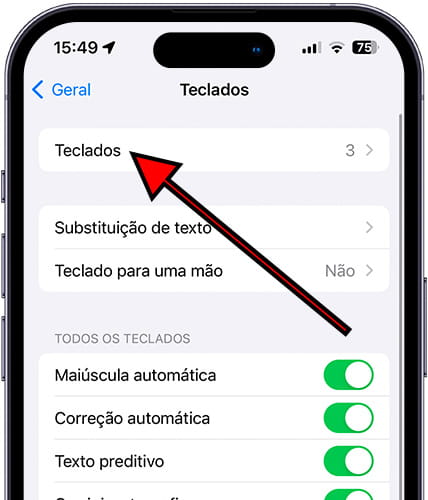 Teclados iOS