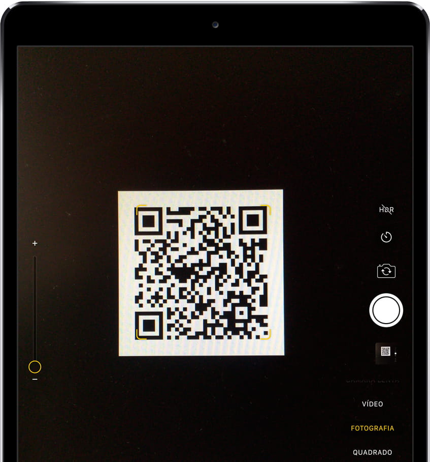 Capturar código QR iPad 9.7