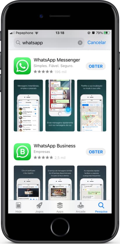 Obter WhatsApp