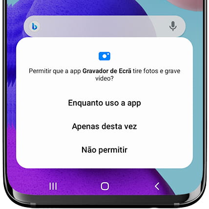 Gravar ecra mensagem Galaxy A26