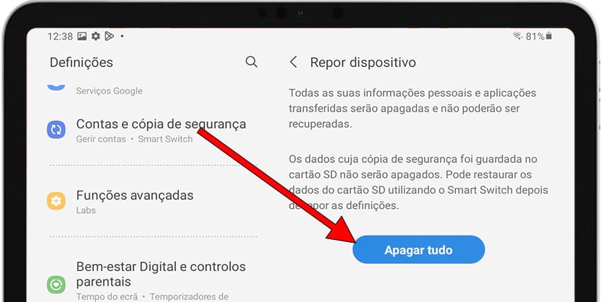 Apagar tudo