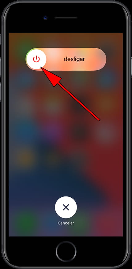 Deslize para desligar iPhone 6