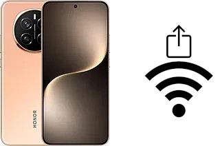 Como gerar um código QR com a senha Wifi em um Honor Magic7