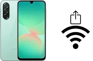 Como gerar um código QR com a senha Wifi em um Samsung Galaxy A26
